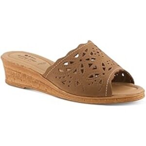 Spring Step Wedge Sandals Estella in Beige Size‎ 37 Size 6.5-7 Slide